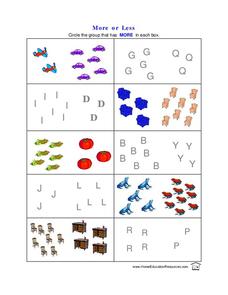 More or Less Lesson Plan More or Less Lesson Plan