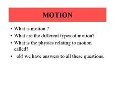 Motion PPT Motion PPT