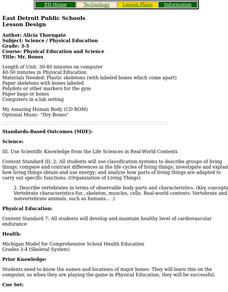 Mr. Bones Lesson Plan Mr. Bones Lesson Plan