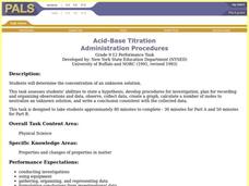 Acid-Base Titration Lesson Plan Acid-Base Titration Lesson Plan