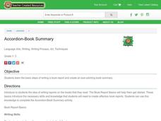 Accordion-Book Summary Lesson Plan Accordion-Book Summary Lesson Plan