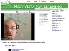Multiplication Tables Instructional Video Multiplication Tables Instructional Video