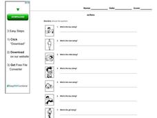 Actions Worksheet Actions Worksheet