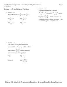 Multiplying Fractions Worksheet Multiplying Fractions Worksheet