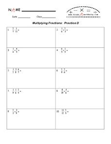 Multiplying Fractions Lesson Plan Multiplying Fractions Lesson Plan
