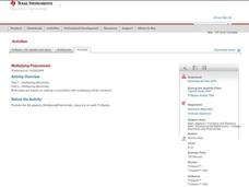 Multiplying Polynomials Lesson Plan Multiplying Polynomials Lesson Plan