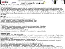 Music Lesson Plan Music Lesson Plan