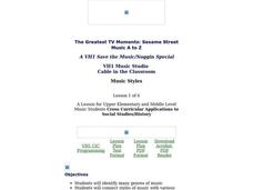 Music Styles Lesson Plan Music Styles Lesson Plan