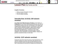 My Family and Me Lesson Plan My Family and Me Lesson Plan