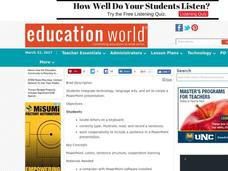 My First PowerPoint Presentation Lesson Plan My First PowerPoint Presentation Lesson Plan