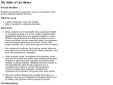 My Side of the Story Lesson Plan My Side of the Story Lesson Plan