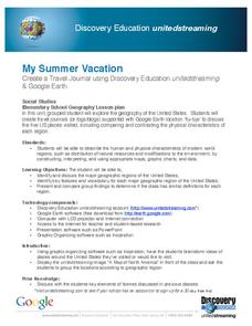 My Summer Vacation Lesson Plan My Summer Vacation Lesson Plan
