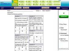 My Test Book: Fractions Interactive My Test Book: Fractions Interactive
