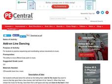 Add-On Line Dancing Lesson Plan Add-On Line Dancing Lesson Plan