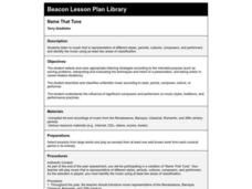 Name That Tune Lesson Plan Name That Tune Lesson Plan