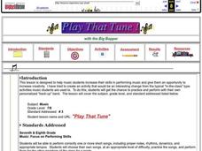 Name That Tune Lesson Plan Name That Tune Lesson Plan