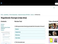 Napoleonic Europe (1799-1815) Interactive Napoleonic Europe (1799-1815) Interactive