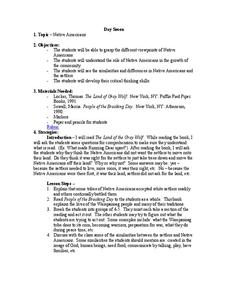Native Americans Lesson Plan Native Americans Lesson Plan