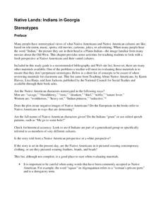 Native Lands: Indians in Georgia Lesson Plan Native Lands: Indians in Georgia Lesson Plan