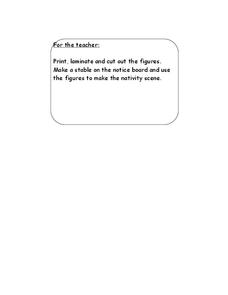 Nativity Scene Worksheet Nativity Scene Worksheet