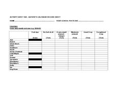Nature's Calendar Organizer Nature's Calendar Organizer