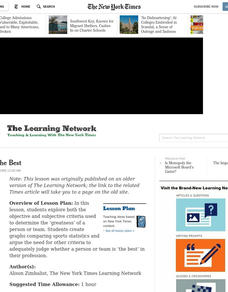 Simply the Best Lesson Plan Simply the Best Lesson Plan