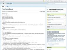 Newton's Laws Lesson Plan Newton's Laws Lesson Plan