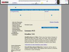 Newton's Laws Lesson Plan Newton's Laws Lesson Plan