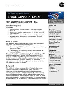NEXT GENERATION SPACECRAFT-Orion Lesson Plan NEXT GENERATION SPACECRAFT-Orion Lesson Plan