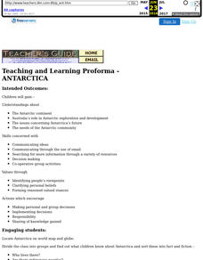 Antarctica Lesson Plan Antarctica Lesson Plan