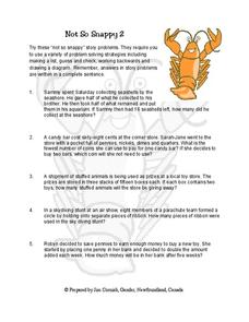 Not So Snappy 2 Lesson Plan Not So Snappy 2 Lesson Plan