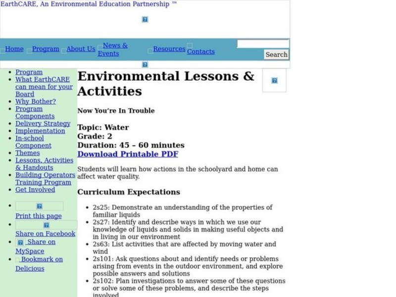 Now You're In Trouble Lesson Plan Now You're In Trouble Lesson Plan