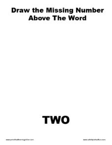 Number 2 Worksheet Number 2 Worksheet