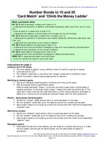 Number Bonds To 10 And 20 Worksheet Number Bonds To 10 And 20 Worksheet
