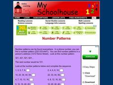Number Patterns Interactive Number Patterns Interactive