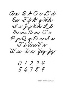 Numbers and Letters Organizer Numbers and Letters Organizer