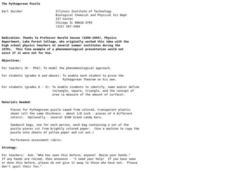 The Pythagorean Puzzle Lesson Plan The Pythagorean Puzzle Lesson Plan