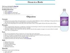 Ocean in a Bottle Lesson Plan Ocean in a Bottle Lesson Plan