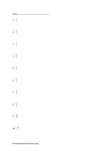 One Digit Division Worksheet One Digit Division Worksheet