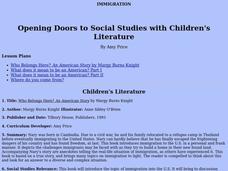 Opening Doors to Social Studies with Children's Literature Lesson Plan Opening Doors to Social Studies with Children's Literature Lesson Plan
