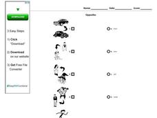 opposites Worksheet opposites Worksheet