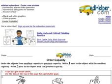 Order Capacity Worksheet Order Capacity Worksheet