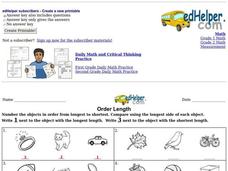 Order Length Worksheet Order Length Worksheet