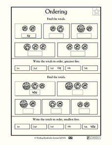 Ordering Worksheet Ordering Worksheet