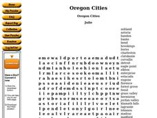 Oregon Cities Worksheet Oregon Cities Worksheet