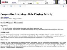 Organic Molecules Lesson Plan Organic Molecules Lesson Plan