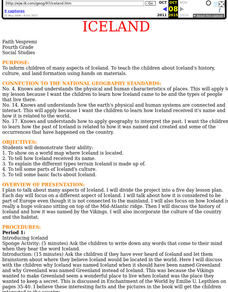 Iceland Lesson Plan Iceland Lesson Plan