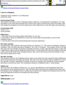 I Live in Arlington Lesson Plan I Live in Arlington Lesson Plan