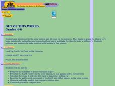 Out of This World Lesson Plan Out of This World Lesson Plan