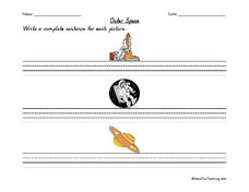 Outer Space Lesson Plan Outer Space Lesson Plan